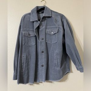 Zara Blue corduroy jacket